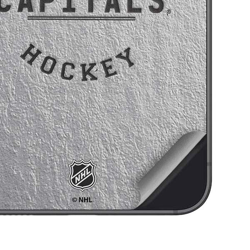 NHL Washington Capitals Black Text Galaxy A16 5G Skin