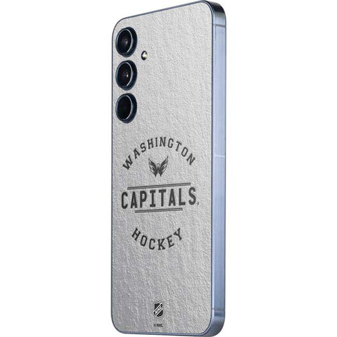 NHL Washington Capitals Black Text Galaxy A36 5G Skin