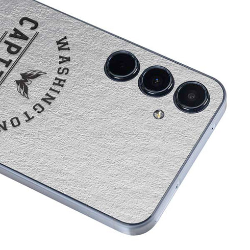 NHL Washington Capitals Black Text Galaxy A55 5G Skin