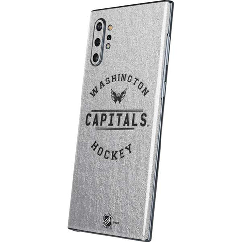 NHL Washington Capitals Black Text Galaxy Note 10 Plus Skin