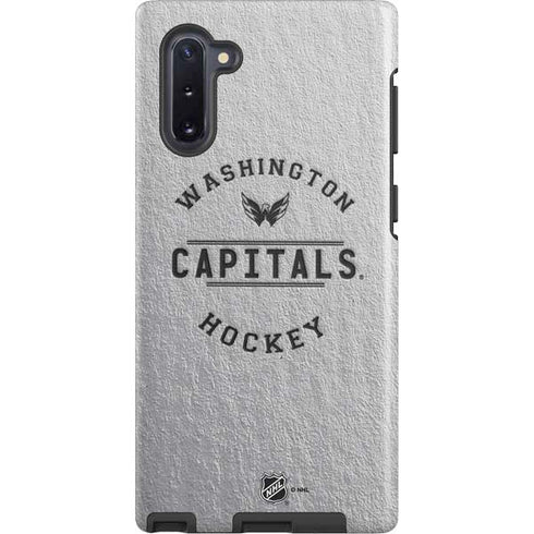 NHL Washington Capitals Black Text Galaxy Cases
