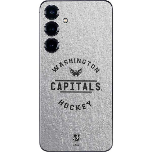 NHL Washington Capitals Black Text Galaxy S25 Plus Skin