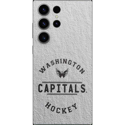 NHL Washington Capitals Black Text Galaxy S24 Ultra Skin