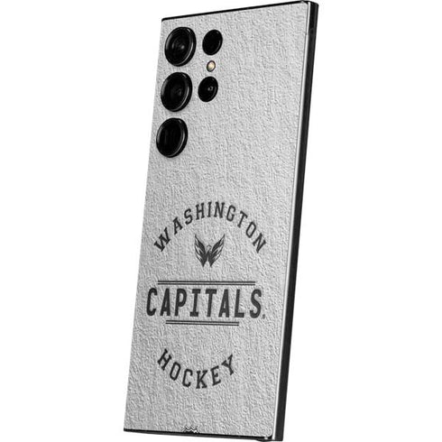 NHL Washington Capitals Black Text Galaxy S24 Ultra Skin