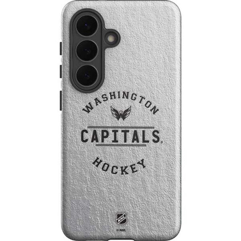 NHL Washington Capitals Black Text Galaxy S26 Impact Case