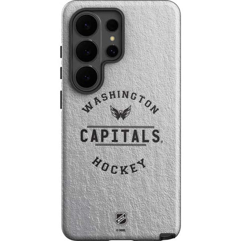NHL Washington Capitals Black Text Galaxy S26 Ultra Impact Case