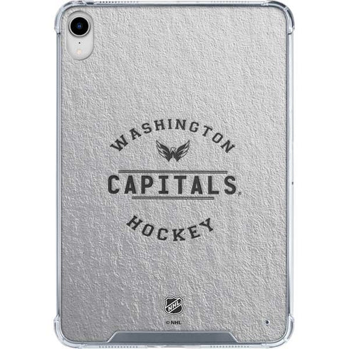NHL Washington Capitals Black Text iPad 11th Gen (2025) Clear Case