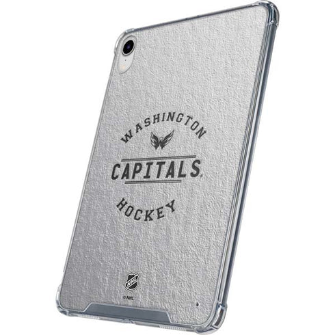 NHL Washington Capitals Black Text iPad 11th Gen (2025) Clear Case