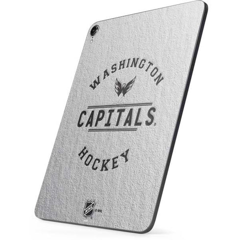 NHL Washington Capitals Black Text Apple iPad Pro Skin