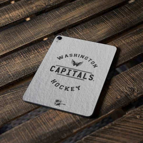 NHL Washington Capitals Black Text Apple iPad Pro Skin