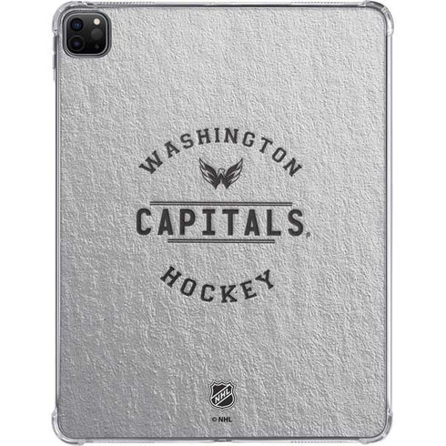 NHL Washington Capitals Black Text iPad Pro 11in (2024) Clear Case