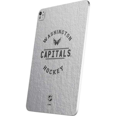 NHL Washington Capitals Black Text iPad Pro 13in M4 (2024) Skin