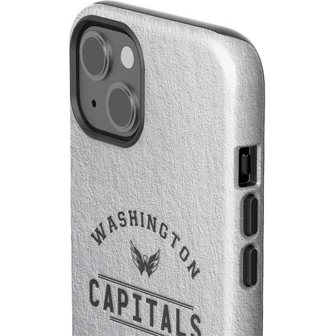 NHL Washington Capitals Black Text iPhone 15 Impact Case