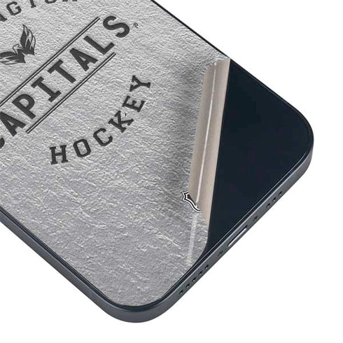 NHL Washington Capitals Black Text iPhone 15 Skin