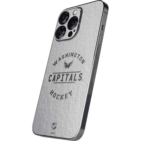 NHL Washington Capitals Black Text iPhone 16 Pro Max Skin