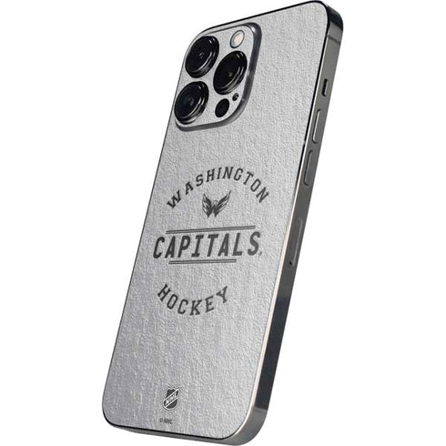 NHL Washington Capitals Black Text iPhone 16 Pro Skin