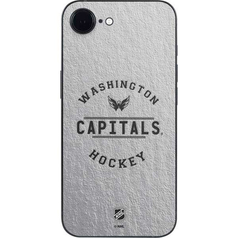 NHL Washington Capitals Black Text iPhone 16e Skin