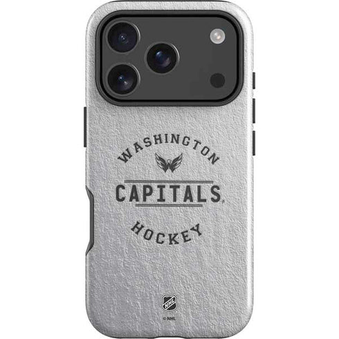 NHL Washington Capitals Black Text iPhone 18 Pro Impact Case