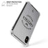 NHL Washington Capitals Black Text iPhone X/XS Clear Case