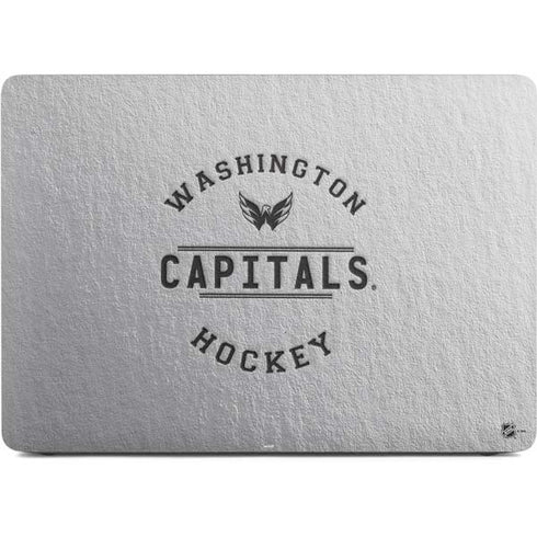 NHL Washington Capitals Black Text Apple MacBook Air Skin