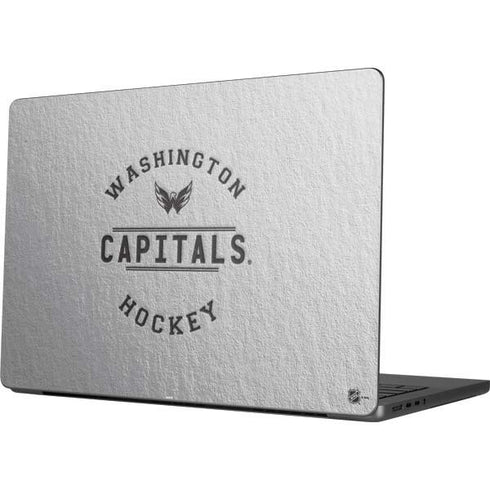 NHL Washington Capitals Black Text Apple MacBook Pro 14-inch Skin