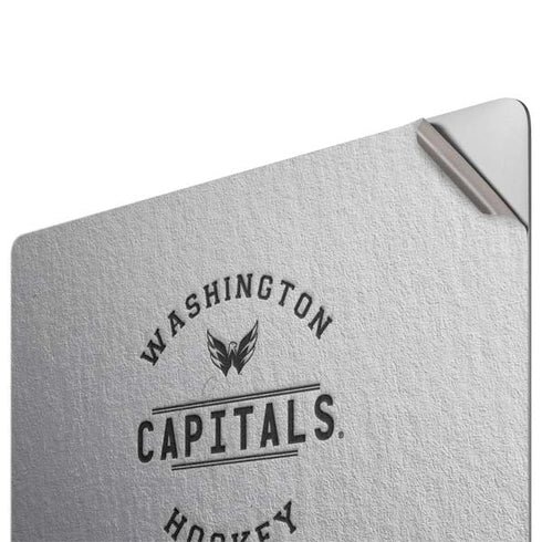 NHL Washington Capitals Black Text Apple MacBook Pro 16-inch Skin
