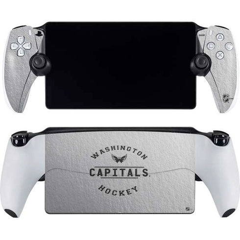 NHL Washington Capitals Black Text PlayStation Portal Remote Player Skin