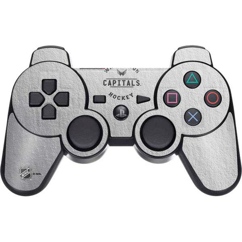 NHL Washington Capitals Black Text PS3 Dual Shock wireless controller Skin