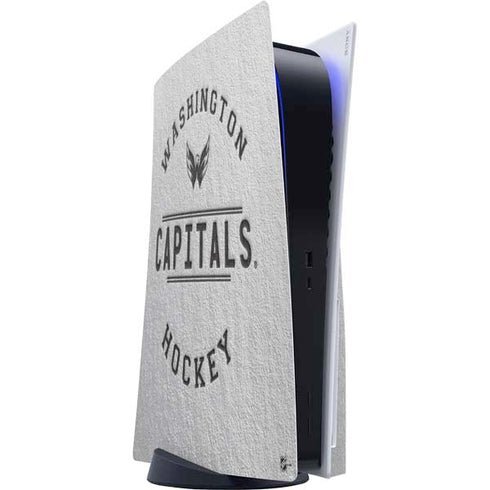 NHL Washington Capitals Black Text PlayStation PS5 Skins