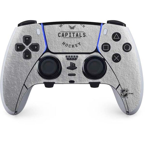 NHL Washington Capitals Black Text PS5 DualSense Edge Pro Controller Skin
