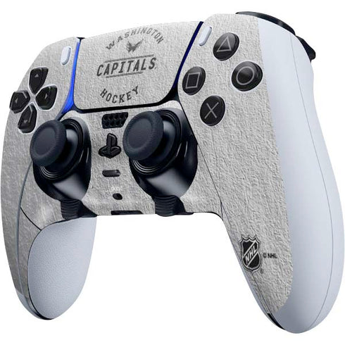 NHL Washington Capitals Black Text PS5 DualSense Edge Pro Controller Skin