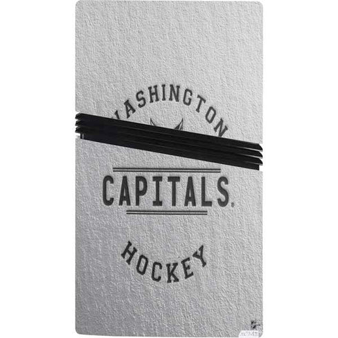 NHL Washington Capitals Black Text PS5 Pro Bundle Skin
