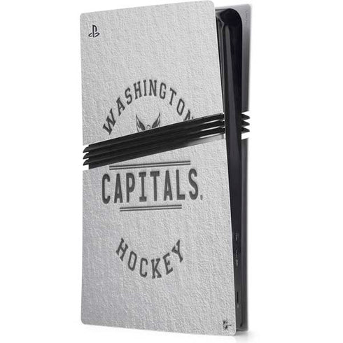 NHL Washington Capitals Black Text PlayStation PS5 Skins