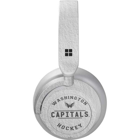 NHL Washington Capitals Black Text Surface Headphones Skin