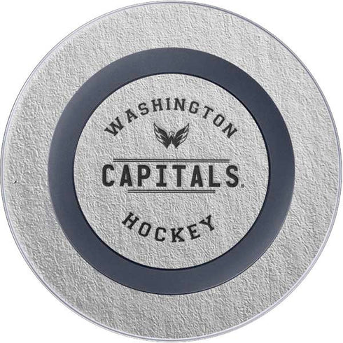 NHL Washington Capitals Black Text Wireless Charger Skin