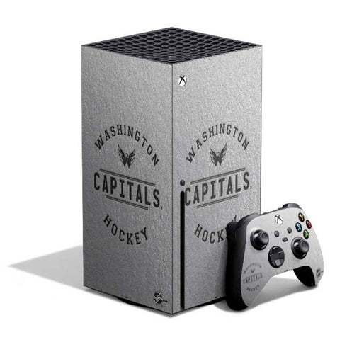 NHL Washington Capitals Black Text Xbox Series X Bundle Skin