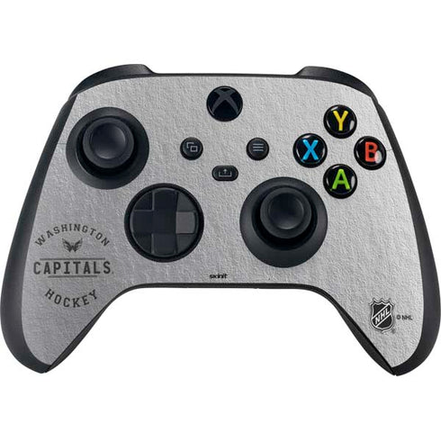 NHL Washington Capitals Black Text Xbox Series X Controller Skin