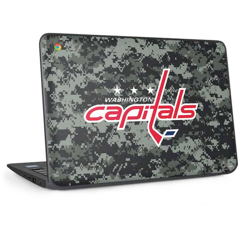 NHL Washington Capitals Camo HP Chromebook Skin