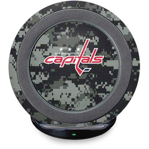NHL Washington Capitals Camo Fast Charge Wireless Charging Stand Skin