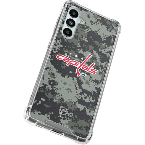 NHL Washington Capitals Camo Galaxy A16 5G Clear Case
