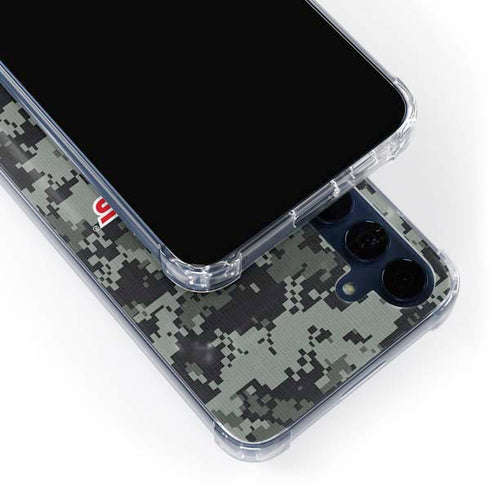 NHL Washington Capitals Camo Galaxy A35 5G Clear Case