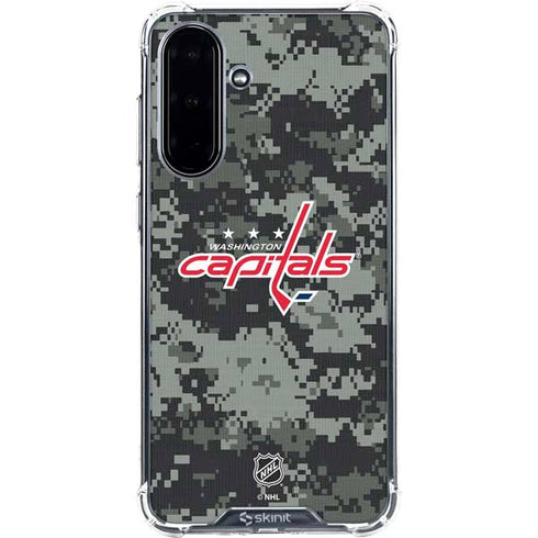 NHL Washington Capitals Camo Galaxy A36 5G Clear Case