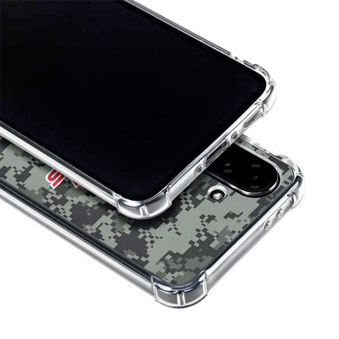NHL Washington Capitals Camo Galaxy A36 5G Clear Case