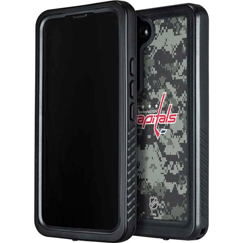 NHL Washington Capitals Camo Galaxy S24 Plus Waterproof Case