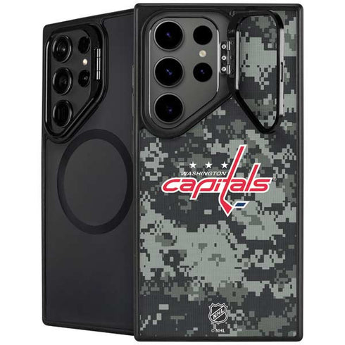 NHL Washington Capitals Camo Galaxy S24 Ultra Kickstand Case