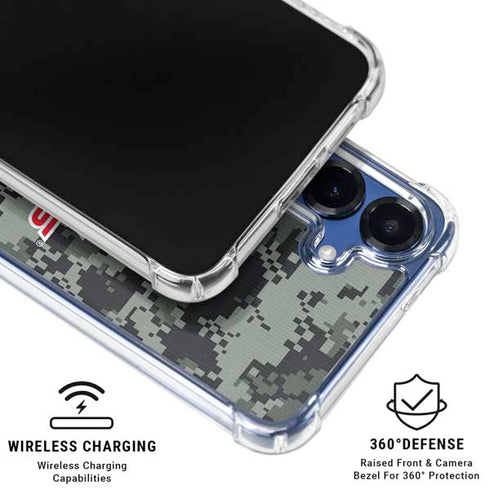 NHL Washington Capitals Camo Galaxy S25 Clear Case