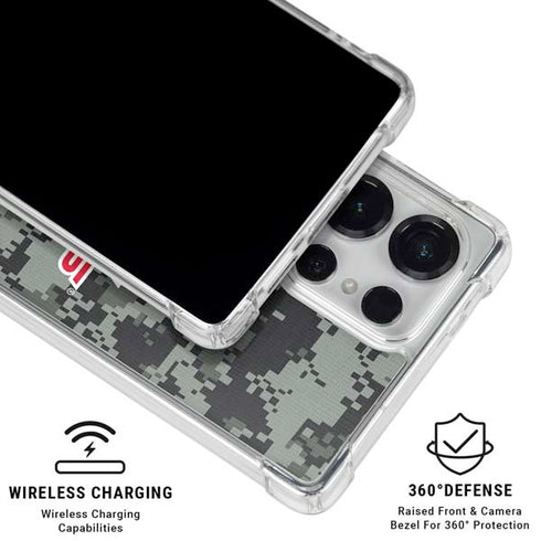 NHL Washington Capitals Camo Galaxy S25 Ultra Clear Case