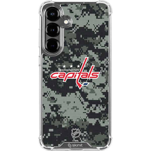 NHL Washington Capitals Camo Galaxy S26 Plus Clear Case