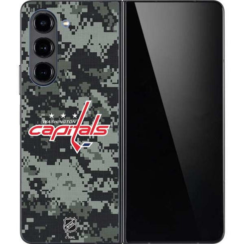 NHL Washington Capitals Camo Galaxy Z Fold5 5G Skin