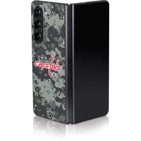 NHL Washington Capitals Camo Galaxy Z Fold5 5G Skin